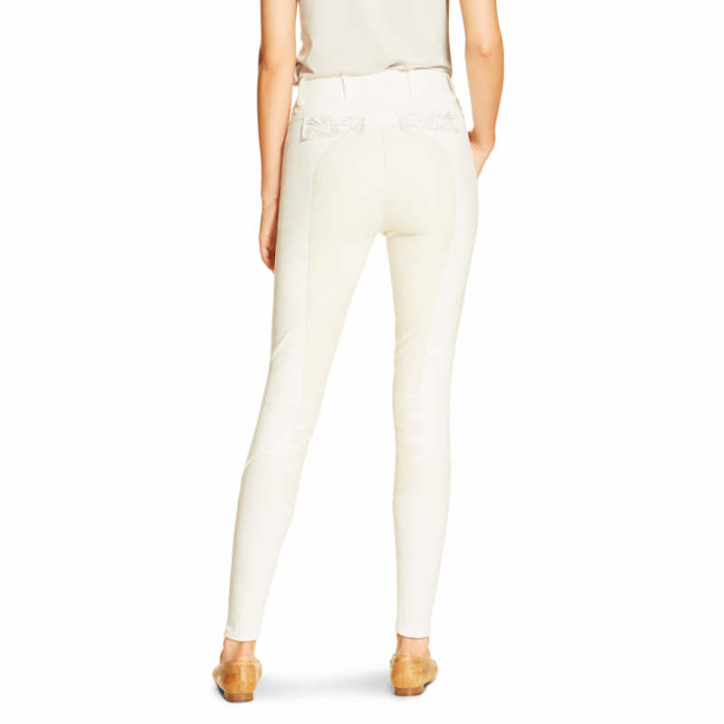 Ariat Olympia Corsair Ladies Full Seat Breeches - White-1