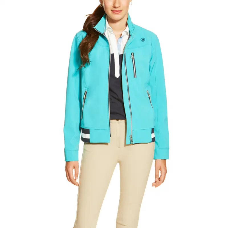 Ariat Egan Ladies Softshell Jacket - Bluebird