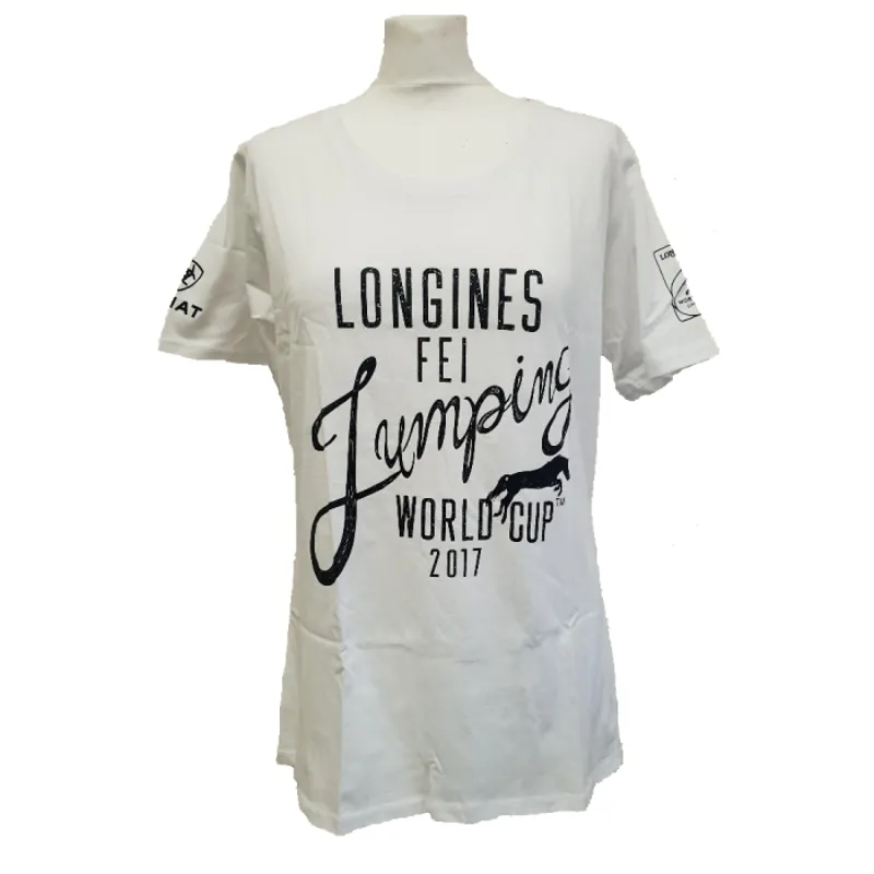 Ariat Ladies FEI Poster Design Graphic T-Shirt - White