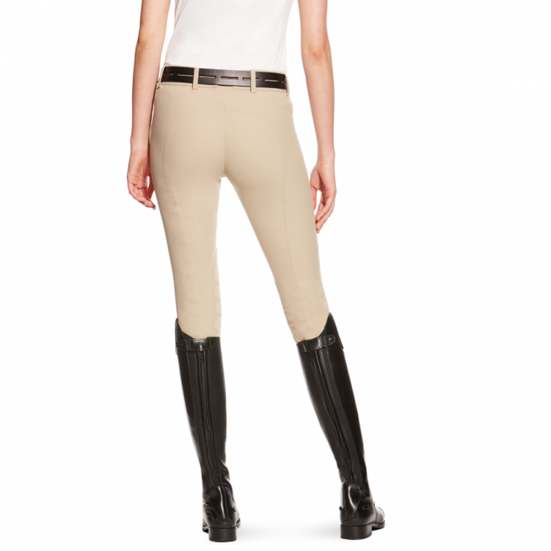 Ariat Heritage Elite Ladies Low Rise Knee Patch Breeches - Tan-1