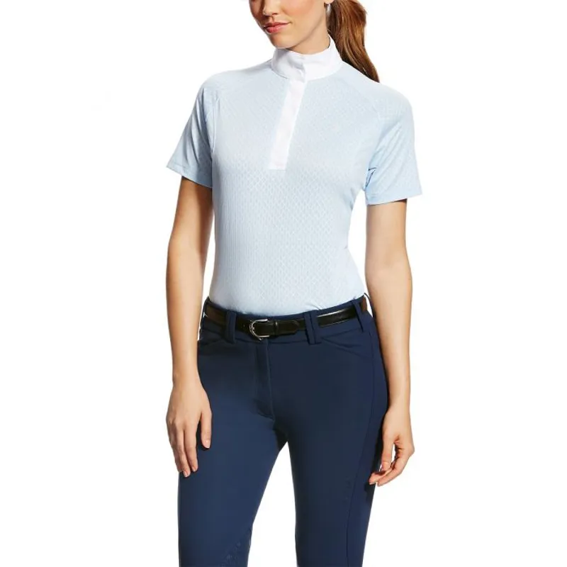 Ariat Hex Showstopper Show Shirt - Blue Cloud