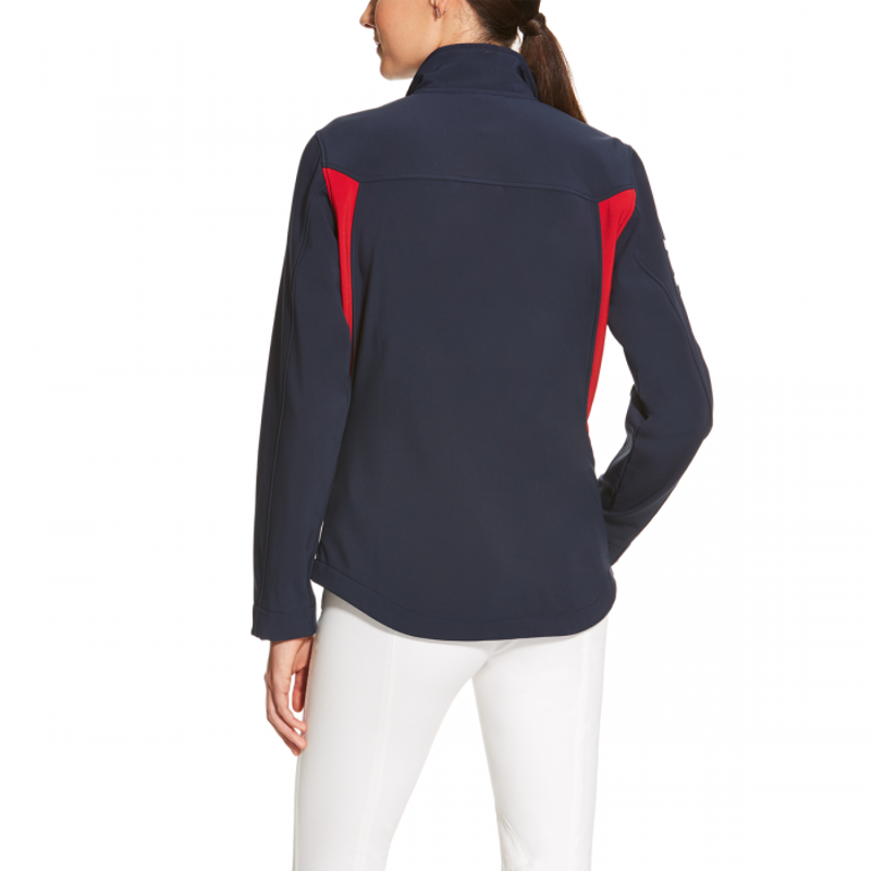 Ariat Ladies New Team Softshell Jacket - Navy-1