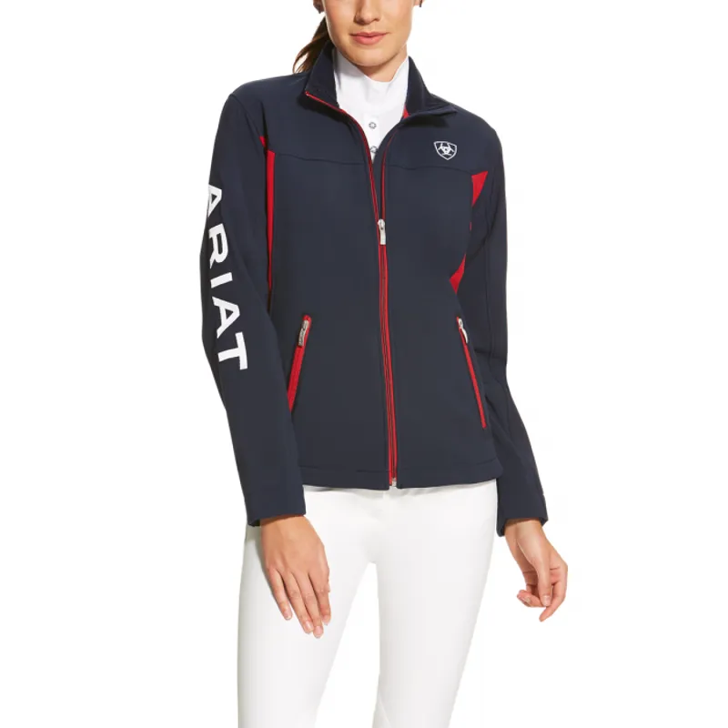 Ariat Ladies New Team Softshell Jacket - Navy