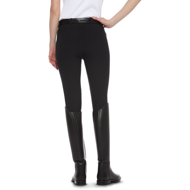 Ariat Ladies Olympia Knee Patch Breeches - Black-1