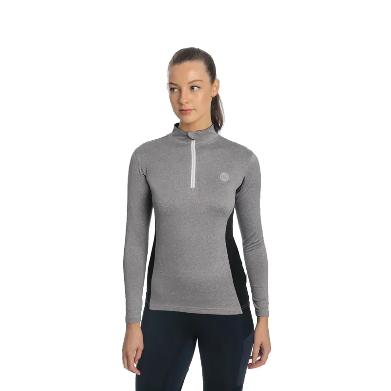 Horseware Aveen Half Zip Tech Top - Purple Melange
