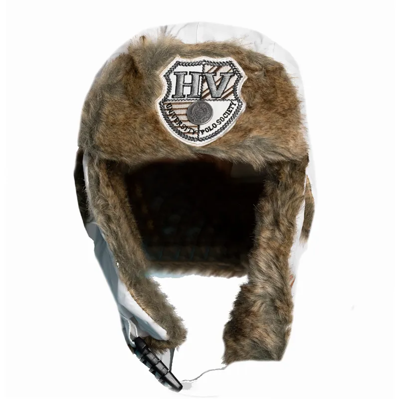 HV Polo Aviator Hat - Ecru