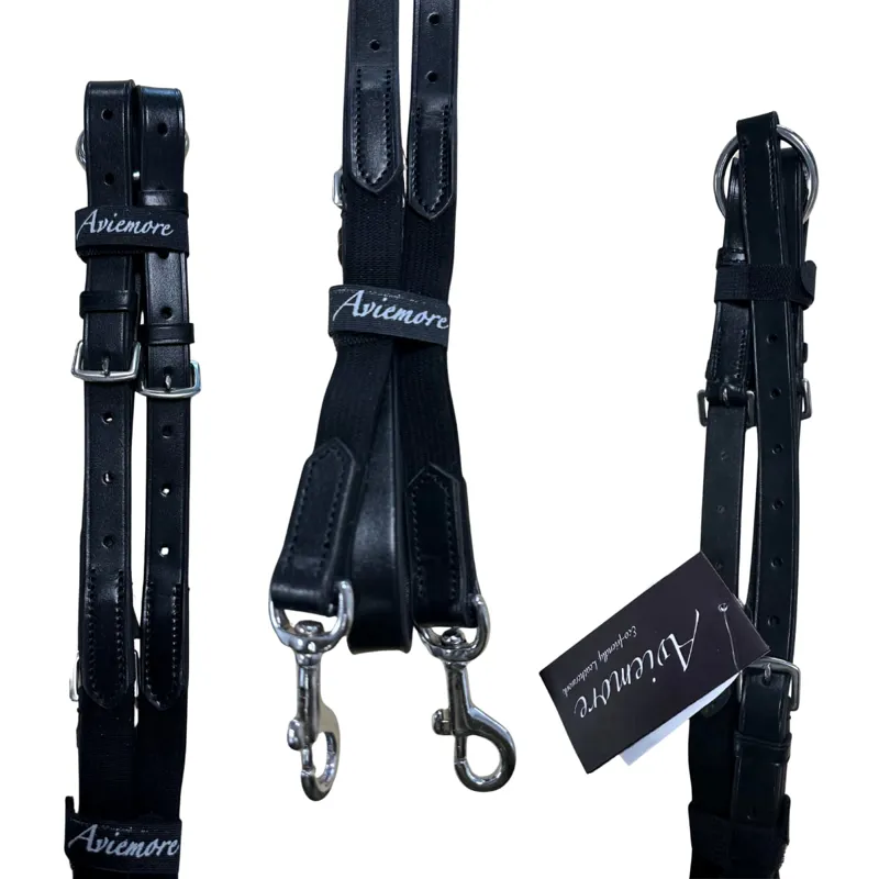 Shires Aviemore Leather Harbridge - Black-1