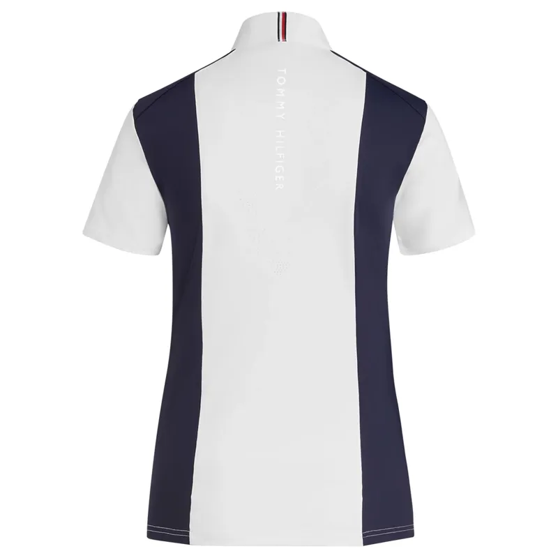 Tommy Hilfiger Women's Avon Short Sleeve Show Shirt - Multi-1