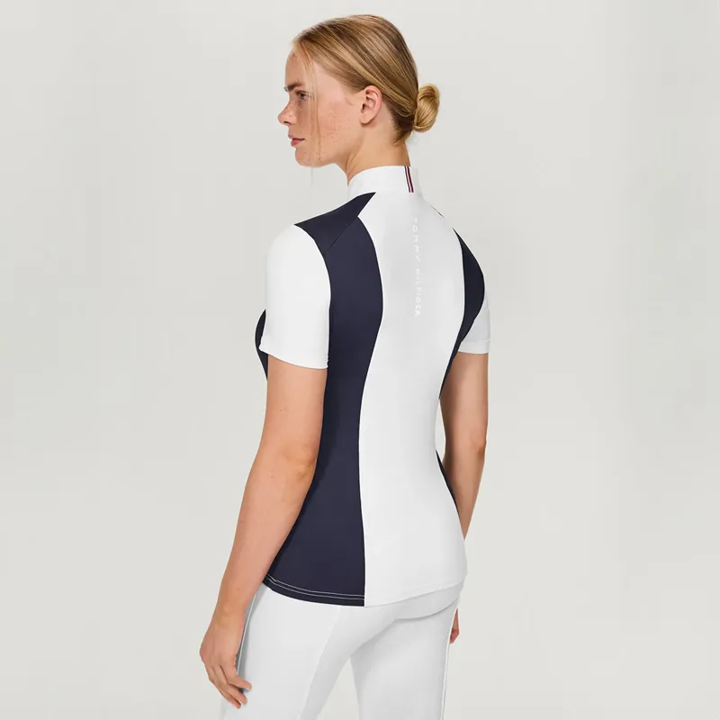 Tommy Hilfiger Women's Avon Short Sleeve Show Shirt - Multi-3