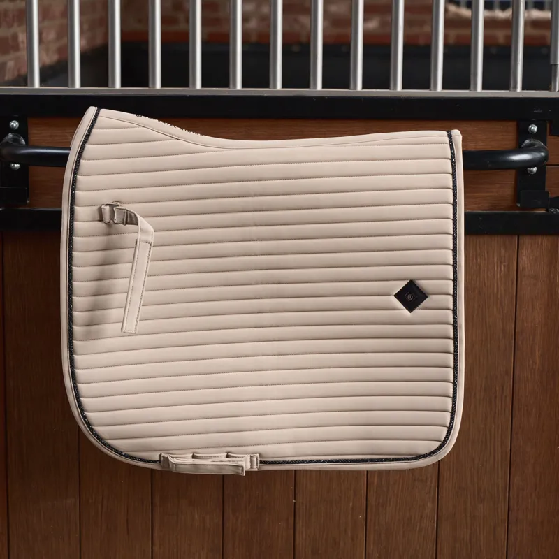 Imperial Riding Josie Dressage Saddlepad - Taupe-1