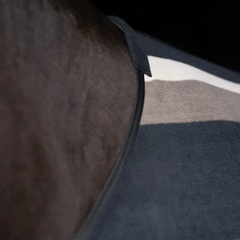 Imperial Riding Stripe Fleece Rug - Black-3