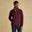 Joules Men's Heritage Quarter Zip Fleece - Burgundy