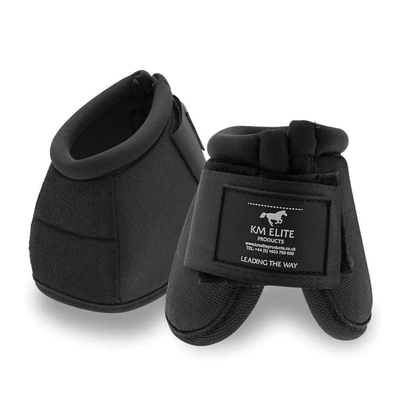 KM Elite Ballistic No-Turn Overreach Boots - Black