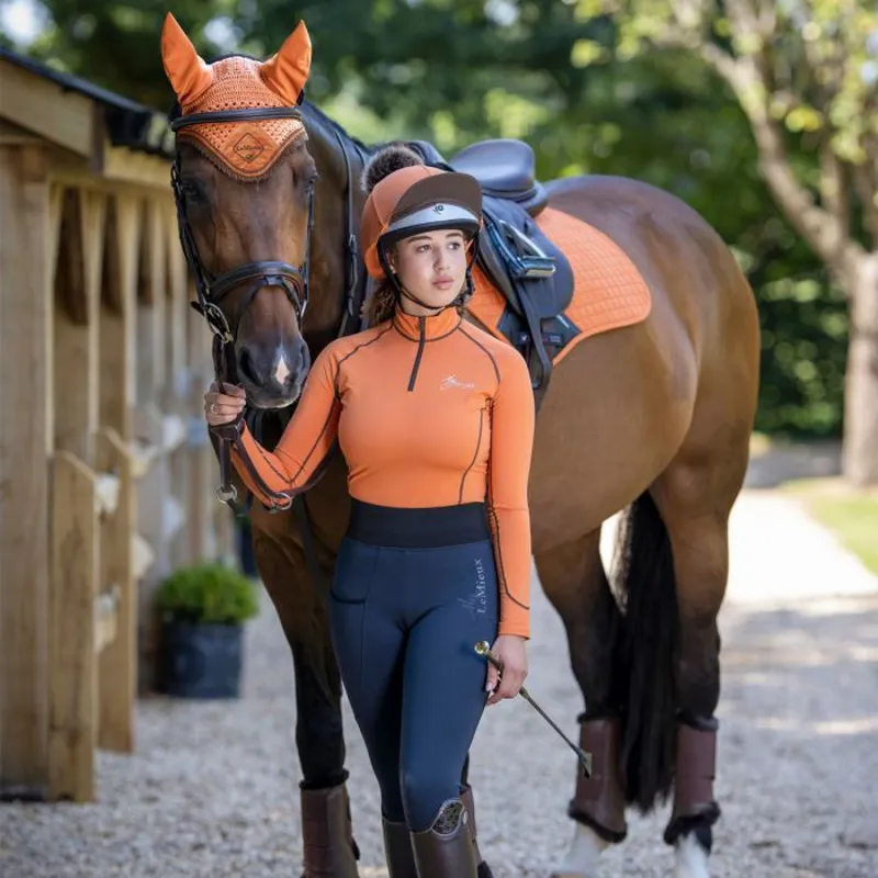 LeMieux Classic Fly Hood - Paprika -2