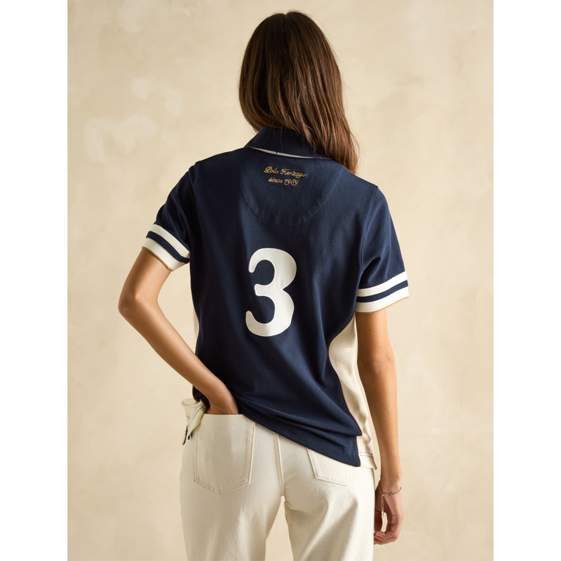 Joules Ladies Beaufort Polo - Navy-2