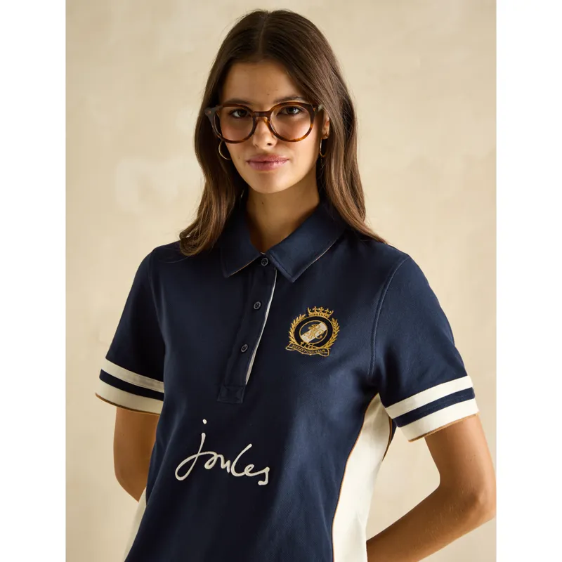 Joules Ladies Beaufort Polo - Navy-3