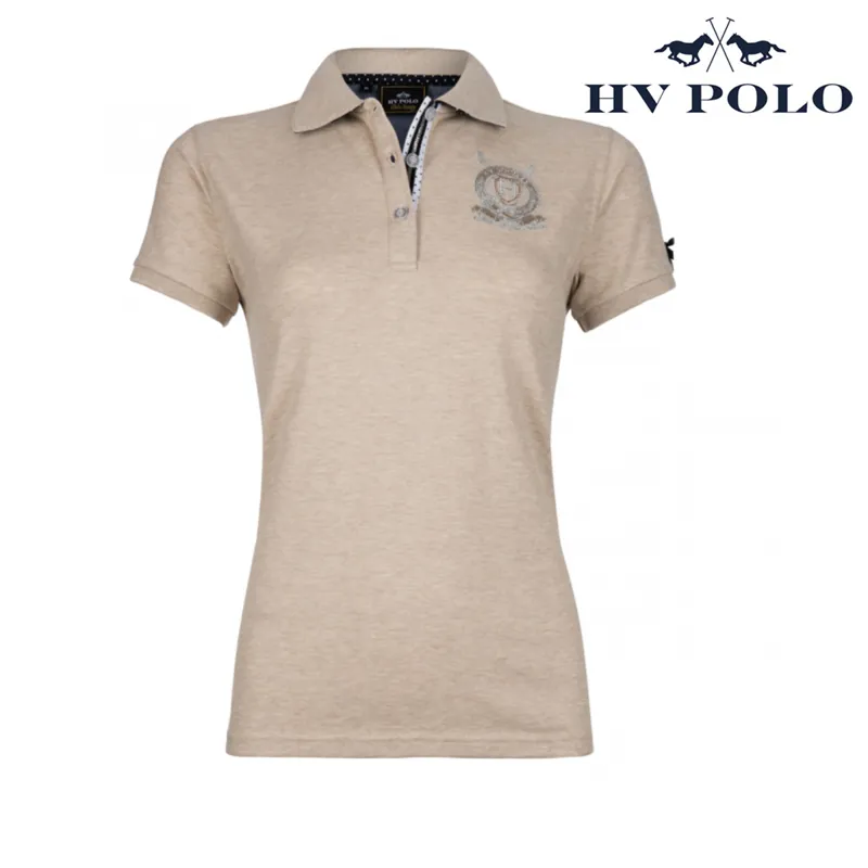 HV Polo Beil Ladies Polo Shirt - Sand Melange
