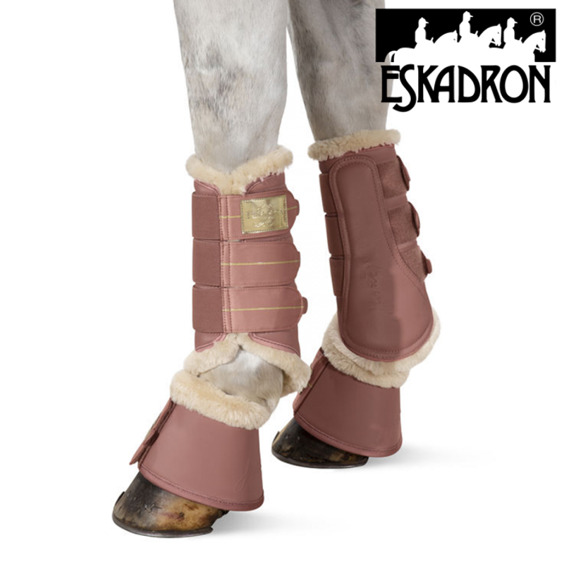 Eskadron Faux Fur Overreach Boots Heritage AW19 - Rosewood-1