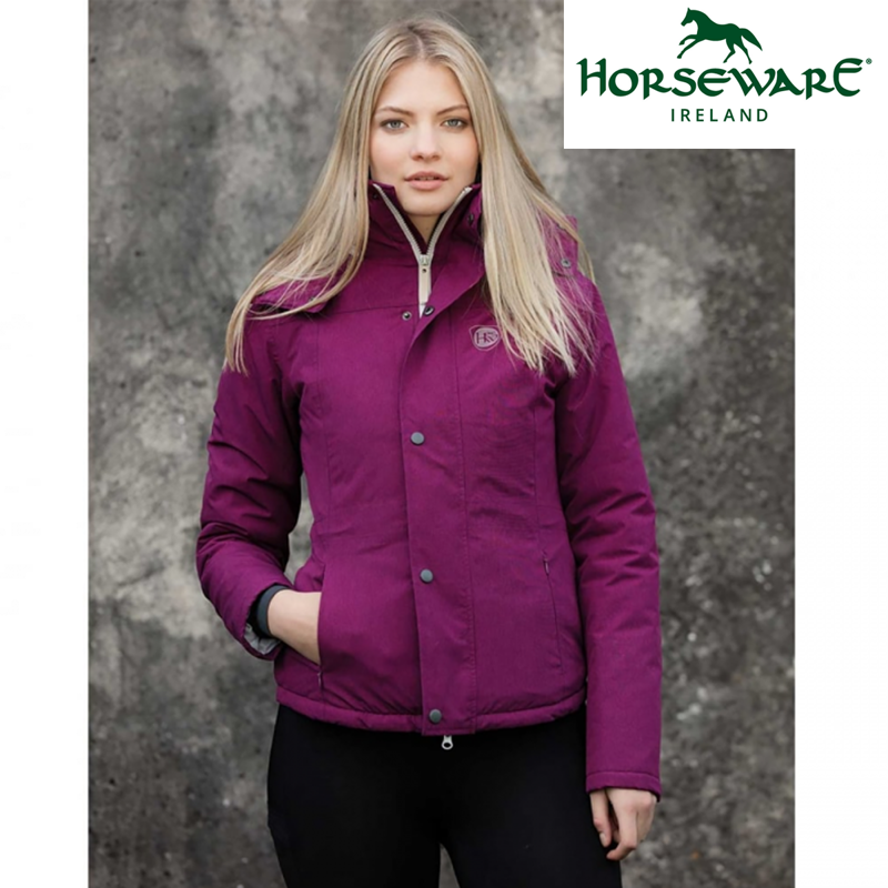 Horseware Brianna Ladies Riding Jacket - Berry-1
