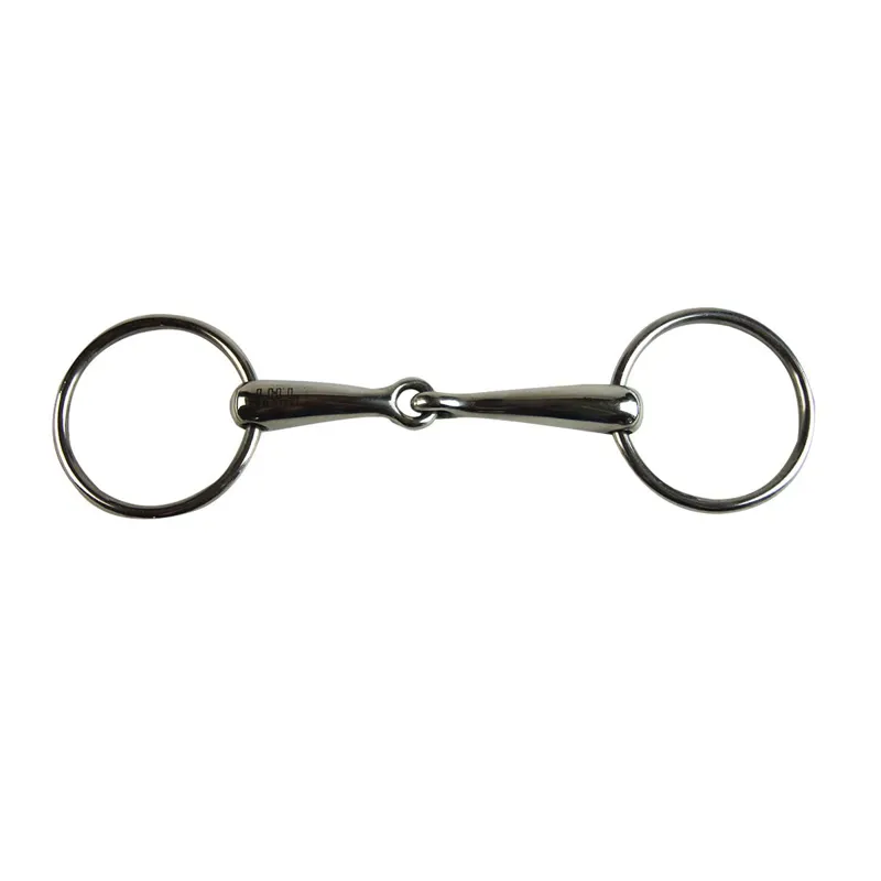 JHL Pro-Steel Pony Loose Ring Jointed Snaffle Bit