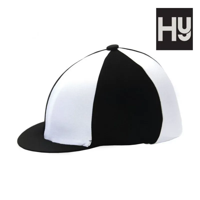 Hy Two Tone Lycra Silks - Black/White