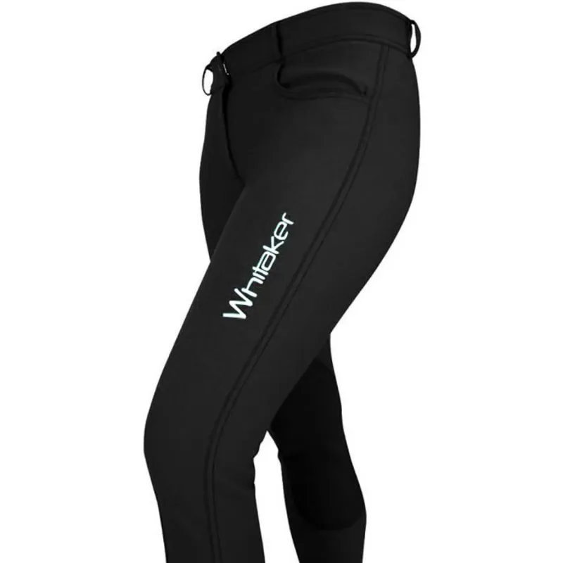 John Whitaker Blackshaw Self Seat Ladies Breeches - Black
