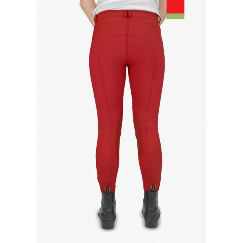 John Whitaker Blackshaw Self Seat Ladies Breeches - Red-2