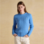 Joules Ladies Classic Cable Jumper - Blue