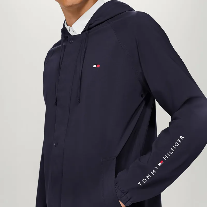 Tommy Hilfiger Unisex Bolton Packable Rain Jacket - Desert Sky-8