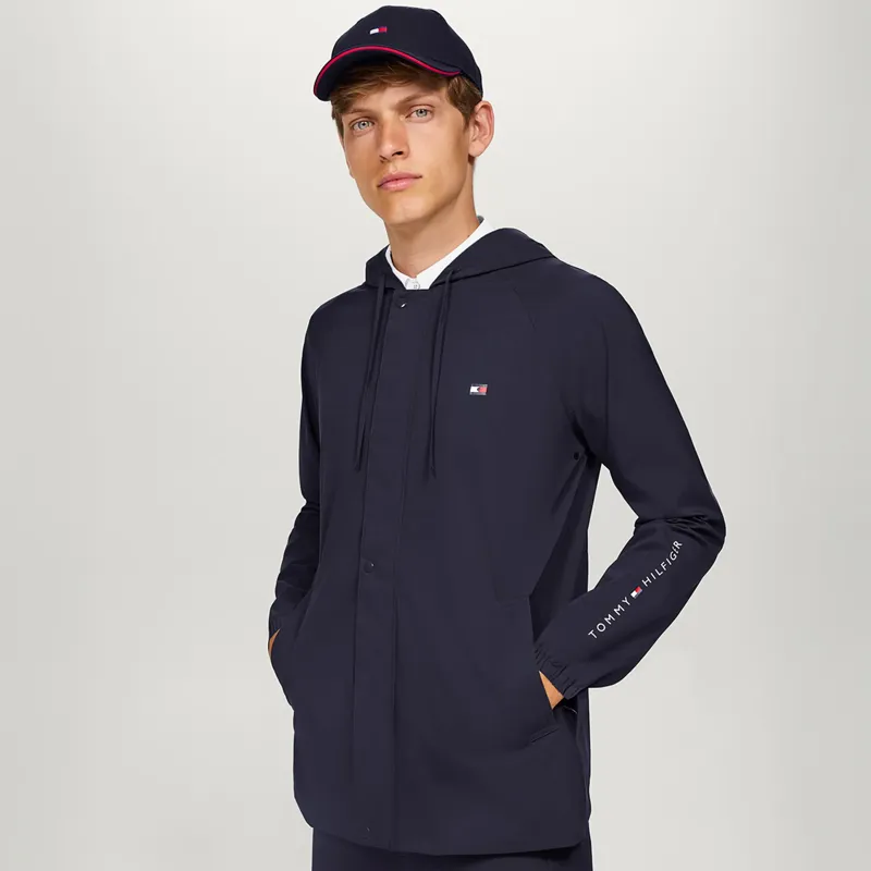 Tommy Hilfiger Unisex Bolton Packable Rain Jacket - Desert Sky-4