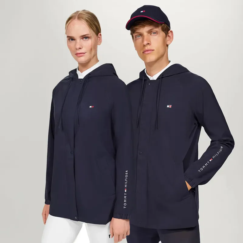 Tommy Hilfiger Unisex Bolton Packable Rain Jacket - Desert Sky-1