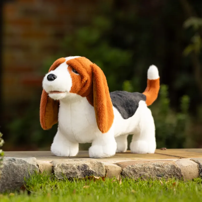 Advent Day 3 - LeMieux Toy Puppy Golden Retriever Luna and Basset Hound Boris-1