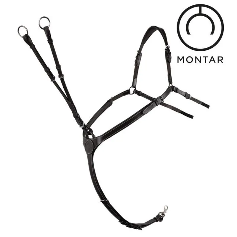 Montar Papillion Breastplate - Black