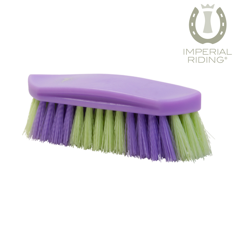 Imperial Riding Large Hard Dandy Brush - Lilac/Light Green