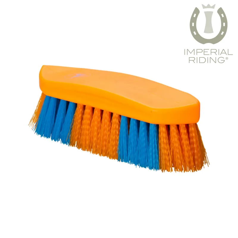 Imperial Riding Large Hard Dandy Brush - Neon Orange