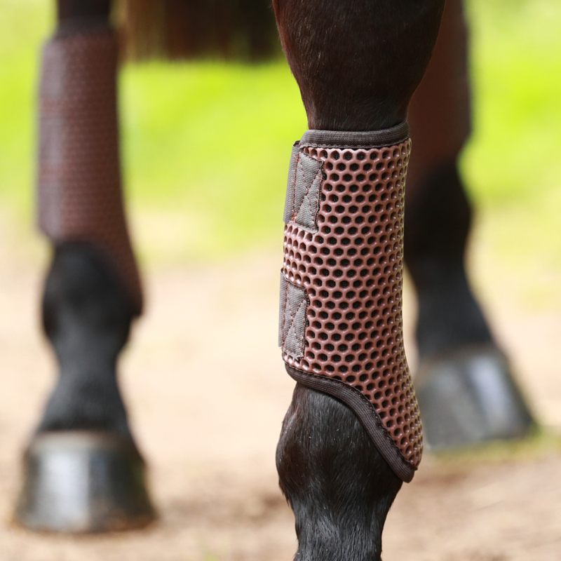 Equilibrium Tri-Zone Brushing Boots - Brown-6