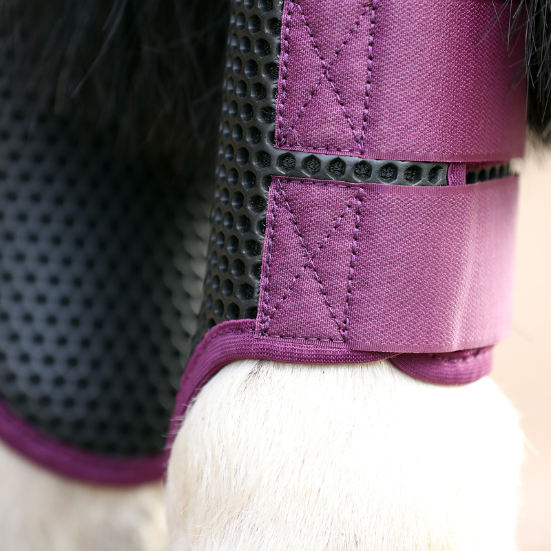 Equilibrium Tri-Zone Brushing Boots - Plum-2
