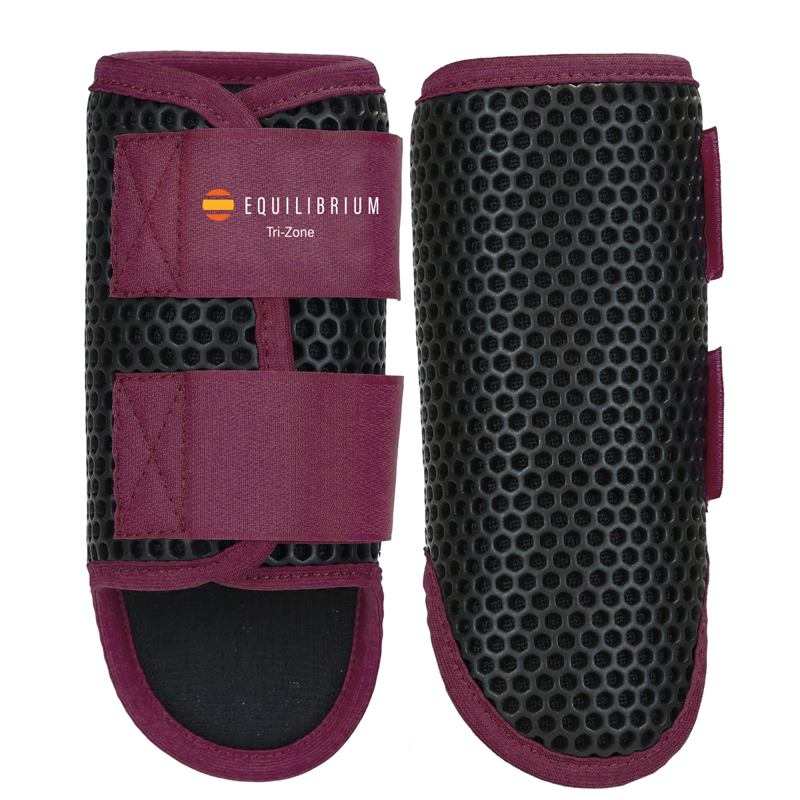 Equilibrium Tri-Zone Brushing Boots - Plum-1