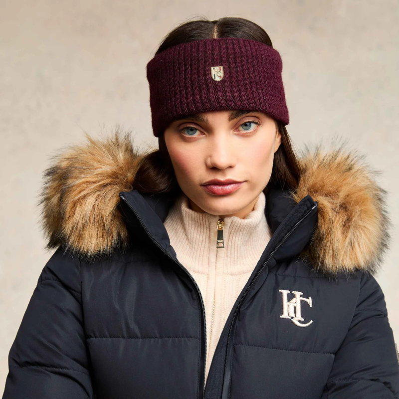 Holland Cooper Burghley Headband - Aubergine-1