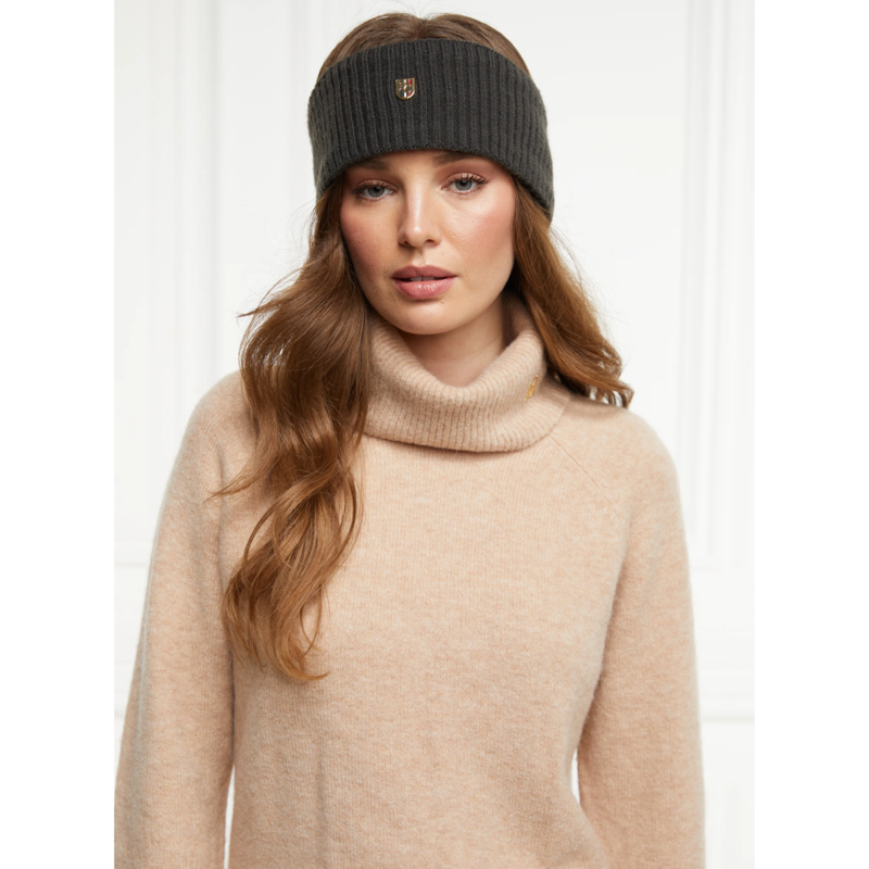 Holland Cooper Burghley Headband - Dark Olive-1