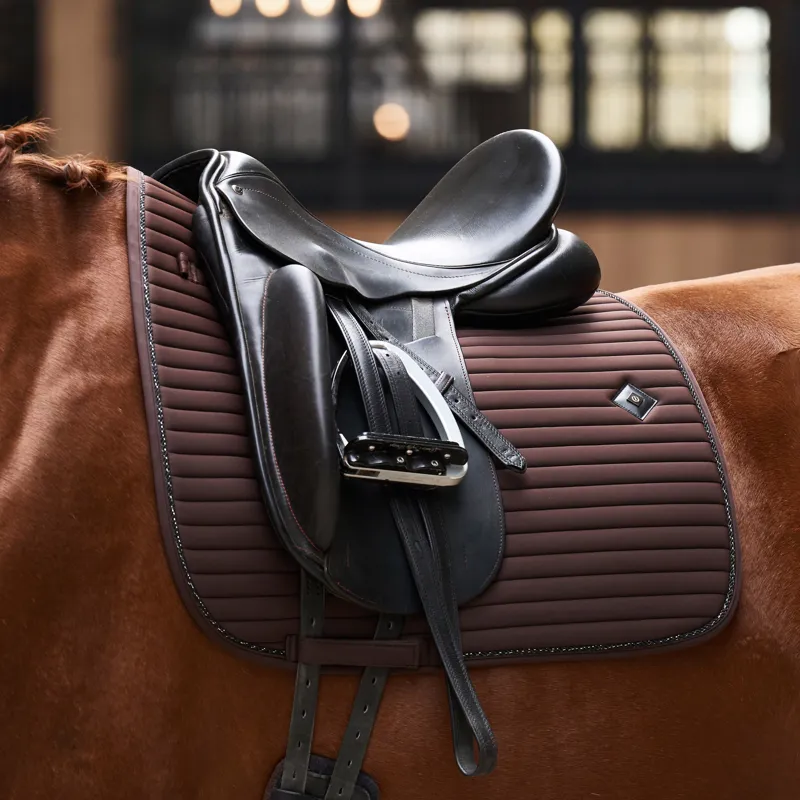 Imperial Riding Josie Dressage Saddlepad Full - Chocolate-1