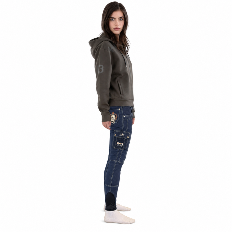 HV Polo Tasho Ladies Breeches - Denim Blue-1
