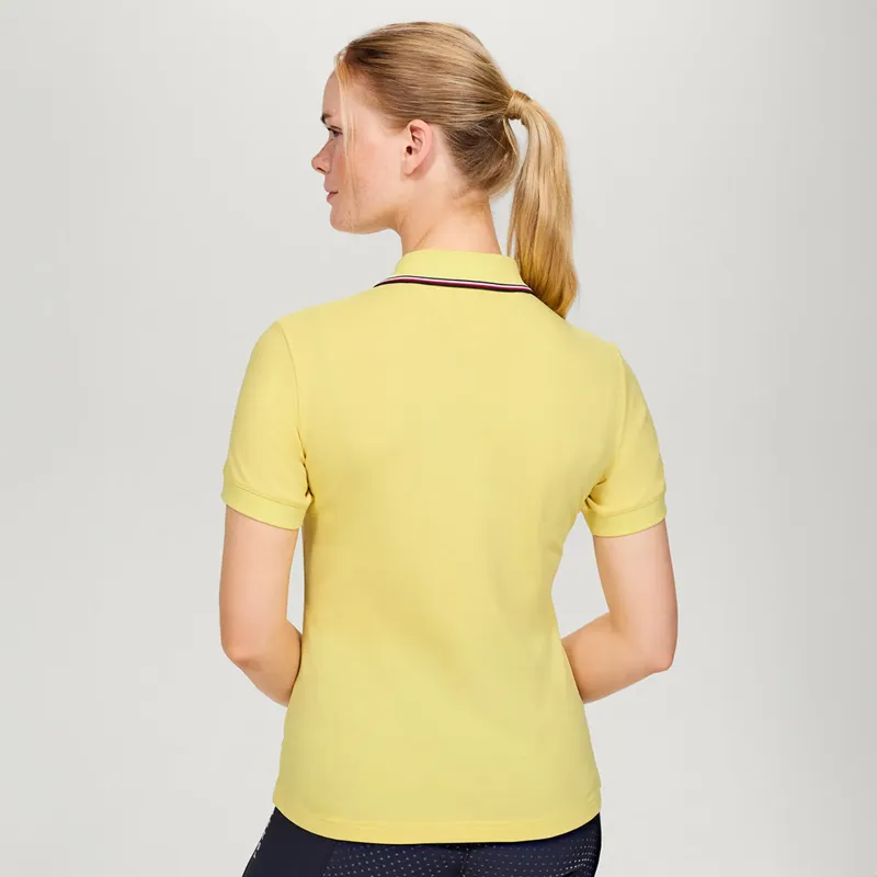 Tommy Hilfiger Women's Camden Zip Polo Shirt - Citron Ella-3