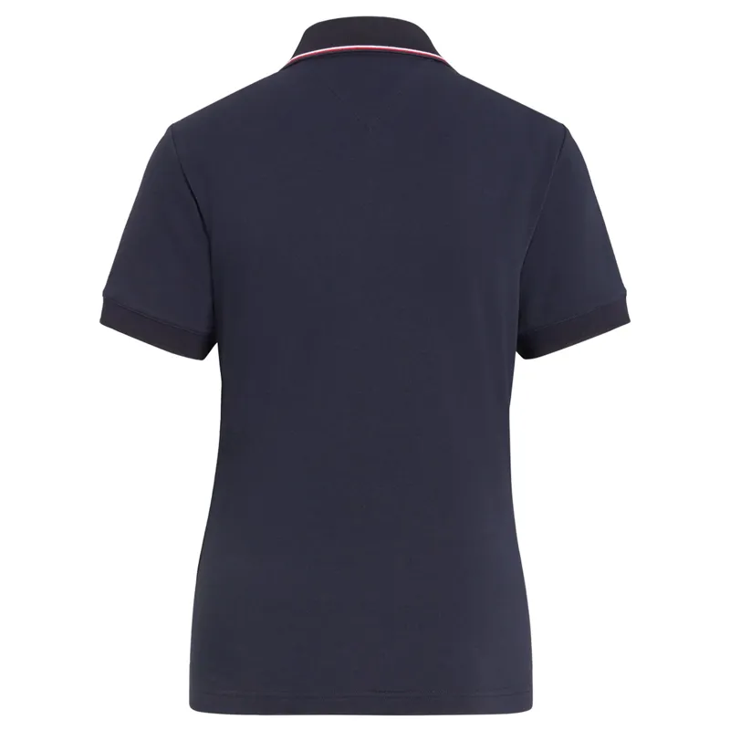 Tommy Hilfiger Women's Camden Zip Polo Shirt - Desert Sky-1