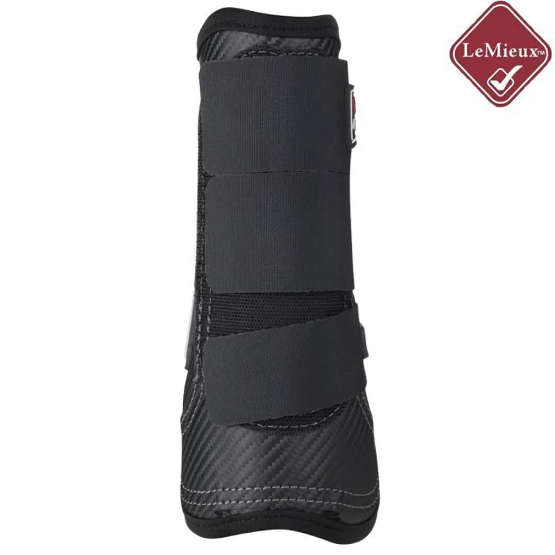 LeMieux Carbon Air XC Front Boots - Black-4