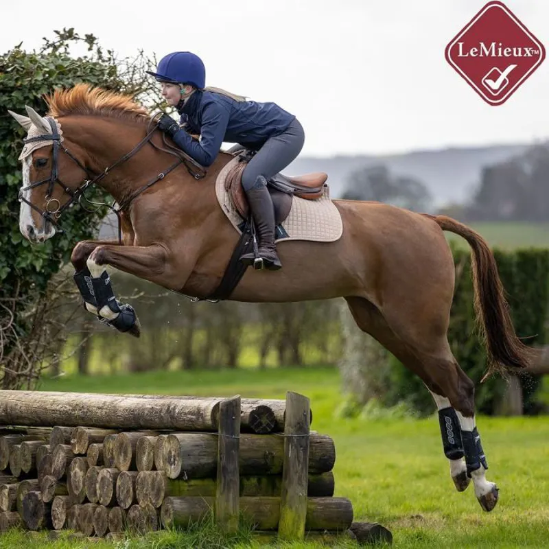 LeMieux Carbon Air XC Front Boots - Black-6