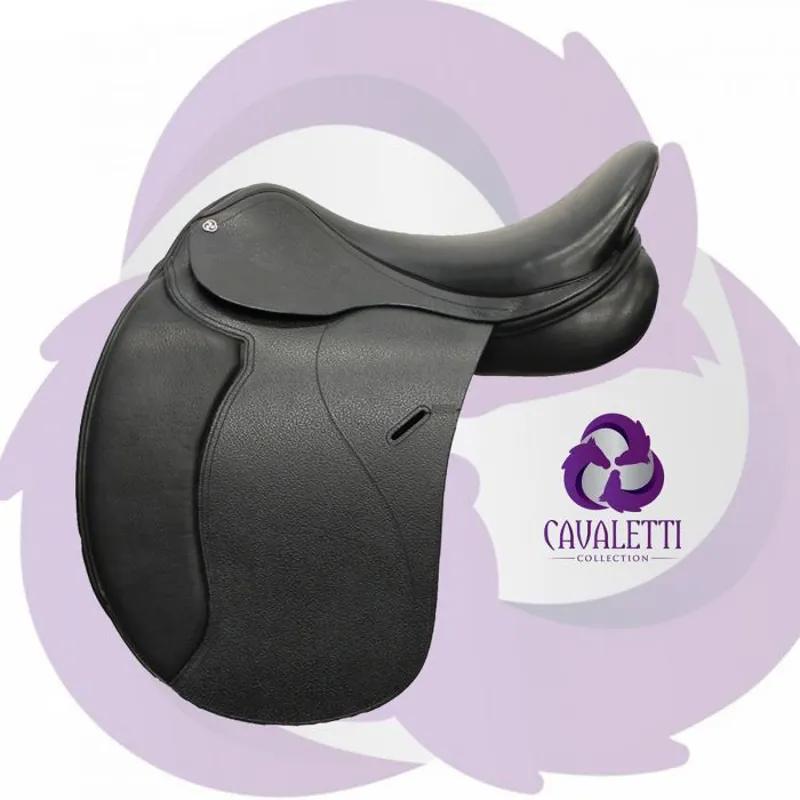 Cavaletti Collection Dressage Saddle - Black-3