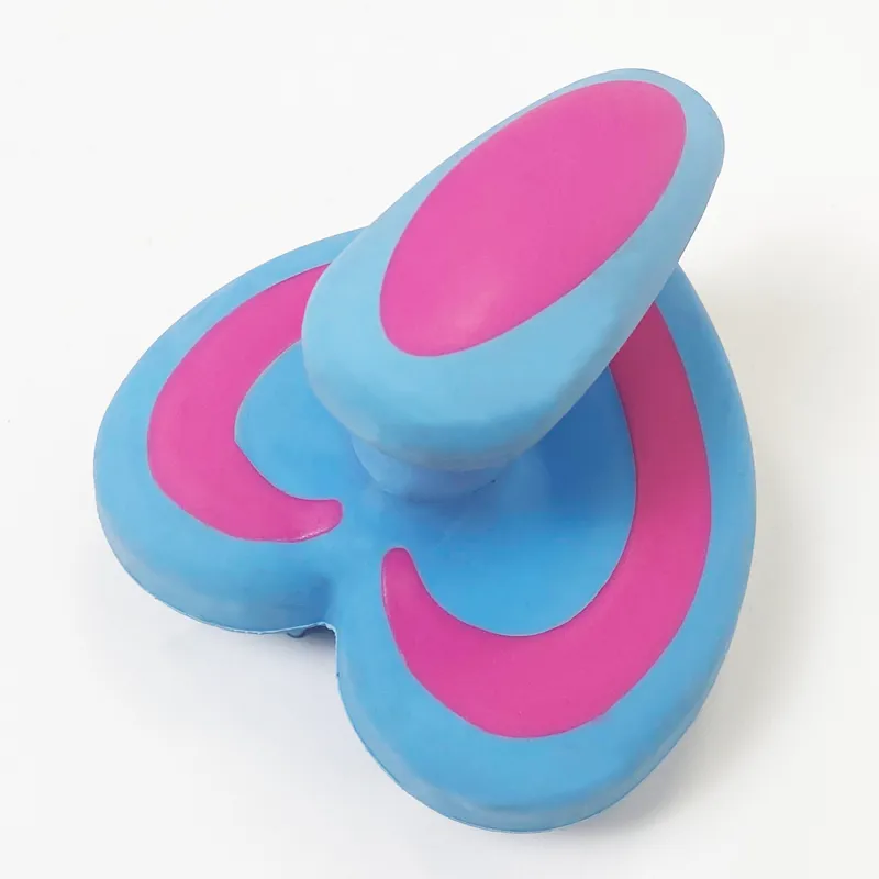 Cottage Craft Heart Curry Comb - Blue/Berry