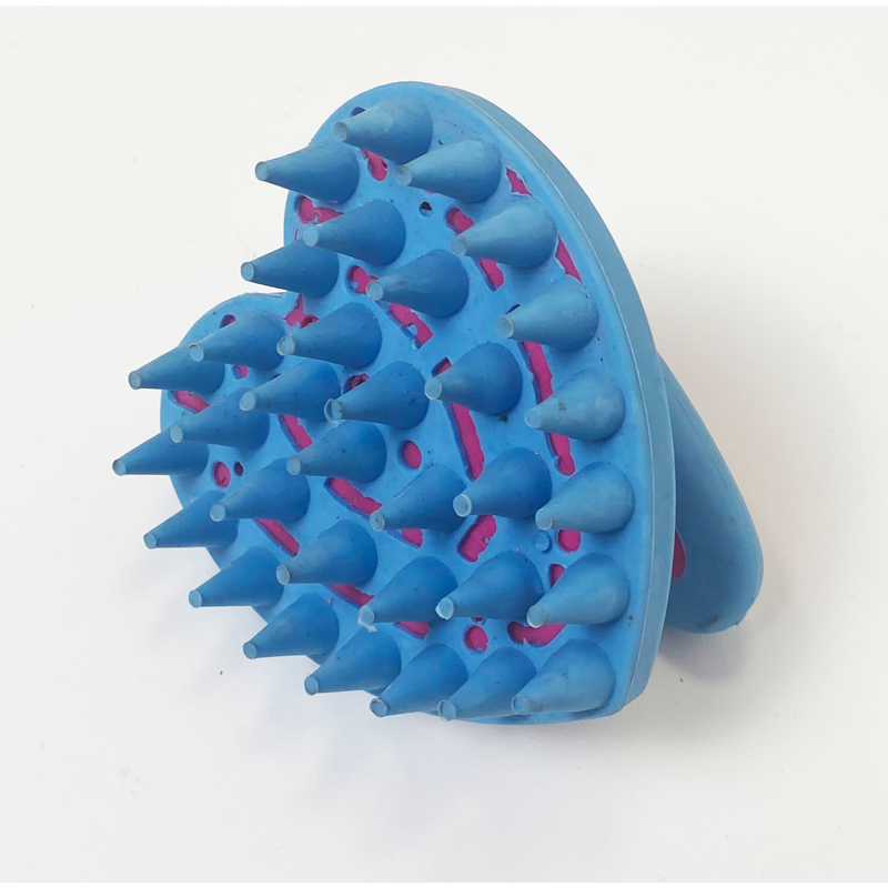 Cottage Craft Heart Curry Comb - Blue/Berry-1