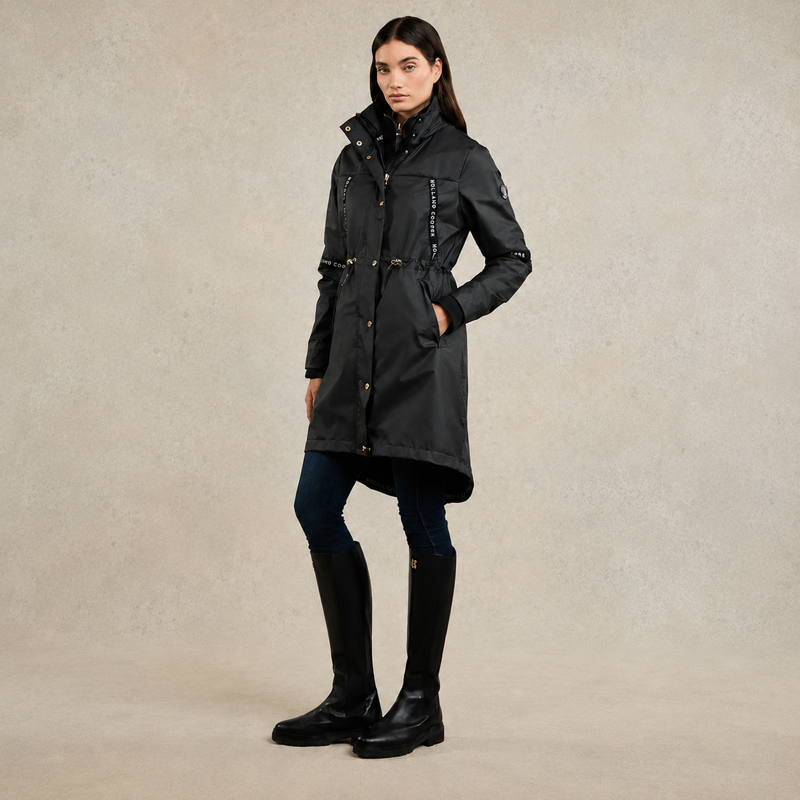 Holland Cooper Rain Coat - Matte Black